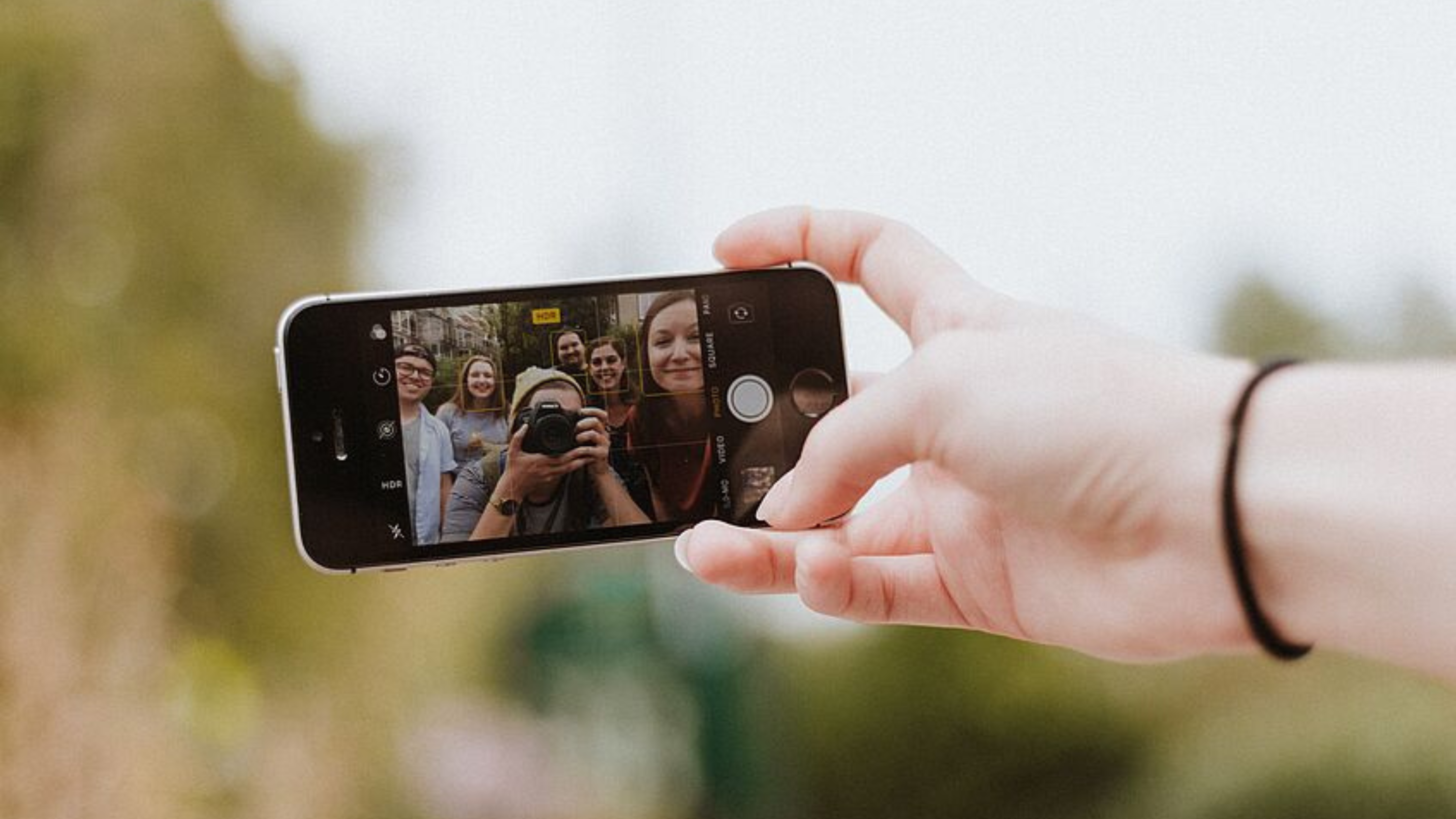 two friends taking a selfie